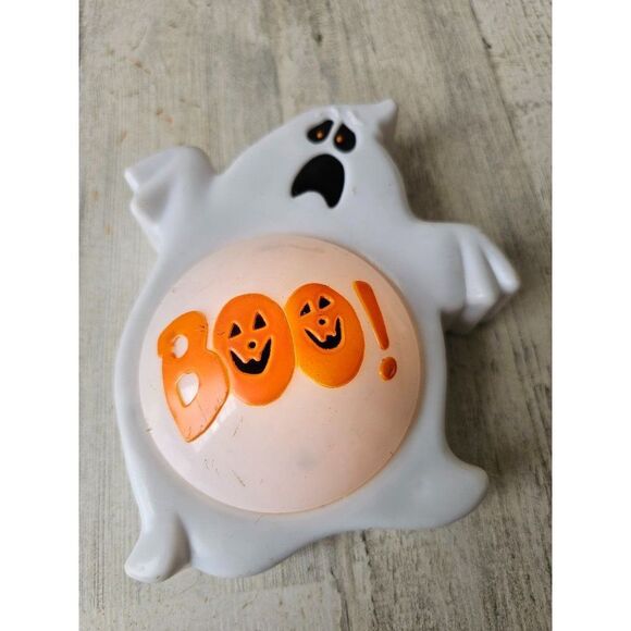 Ghost boo light up jsny vintage Halloween decor home - Picture 1 of 8